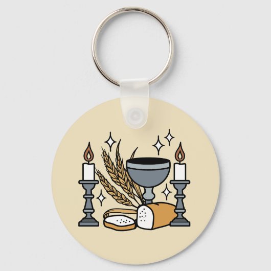 Spiritual Faith and Grace – Uplifting Christian Sleutelhanger (Achterkant)