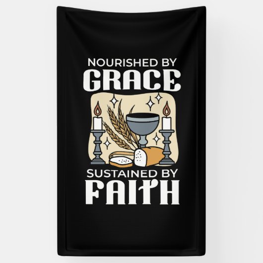 Spiritual Faith and Grace – Uplifting Christian Spandoek (Verticaal)