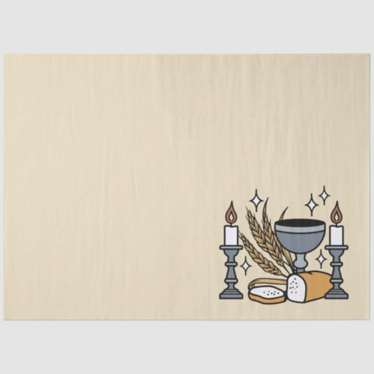 Spiritual Faith and Grace – Uplifting Christian Tissuepapier (Voorkant)