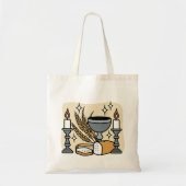 Spiritual Faith and Grace – Uplifting Christian Tote Bag (Voorkant)
