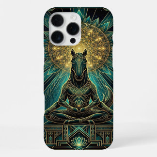 Spiritual Gold Teal iPhone 16 Pro Max Case Hoesje