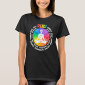 Spiritual Healing Holistic Healer Meditation Chakr T-shirt (Voorkant)