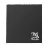 Spiritual Living Testimony Faith and Grace Quote Notitieblok (Voorkant)