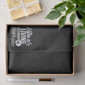 Spiritual Living Testimony Faith and Grace Quote Tissuepapier (Geschenk)