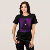 Spiritual mystic zen. Tri-Blend shirt (Voorkant volledig)