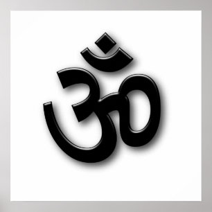 Spiritual Om Sign Poster