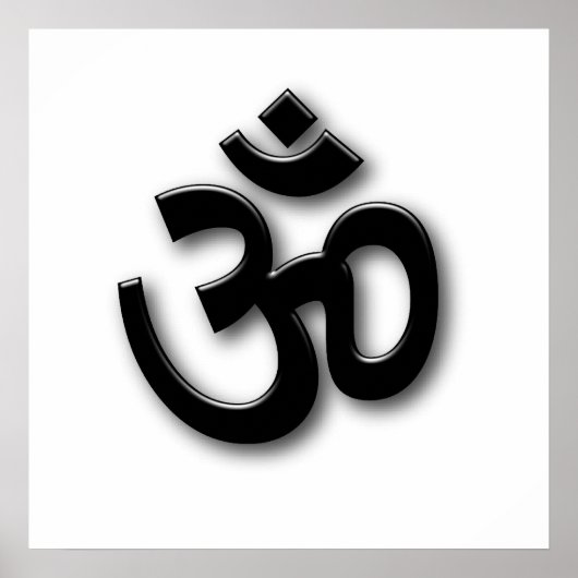 Spiritual Om Sign Poster (Voorkant)