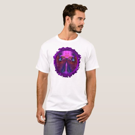 Spiritual Pink Eyes Man T-shirt (Voorkant volledig)