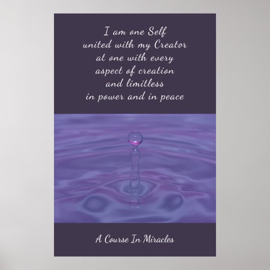 Spiritual Poster Oneness 61 cm x 91.4 cm (Voorkant)