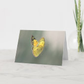 Spiritual Transition Butterfly Sympathy Card Kaart (Voorkant)