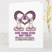 spiritual valentine's day kaart (Gele Bloem)