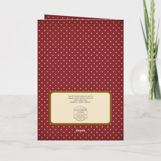 Spiritual Winter Blessing Kaart (Achterkant)