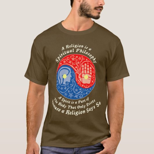 Spiritualist (Donker) T-shirt (Voorkant)