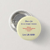 Spiritualiteit Leuke Inspirerend Button (Voorkant /achterkant)