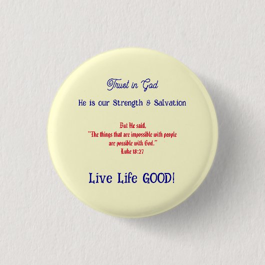 Spiritualiteit Leuke Inspirerend Button (Voorkant)