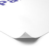 Spiritualiteit Word Cloud roze Paarse kleuren Poster (Hoek)