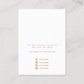 Spiritueel 7 Chakra die juwelenweergave verdient Visitekaartje (Achterkant)