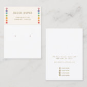 Spiritueel 7 Chakra die juwelenweergave verdient Visitekaartje (Voorkant / Achterkant)