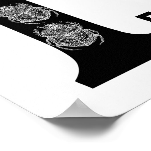 Spiritueel aangepaste kind F-naam Furgus Beatles b Poster (Hoek)