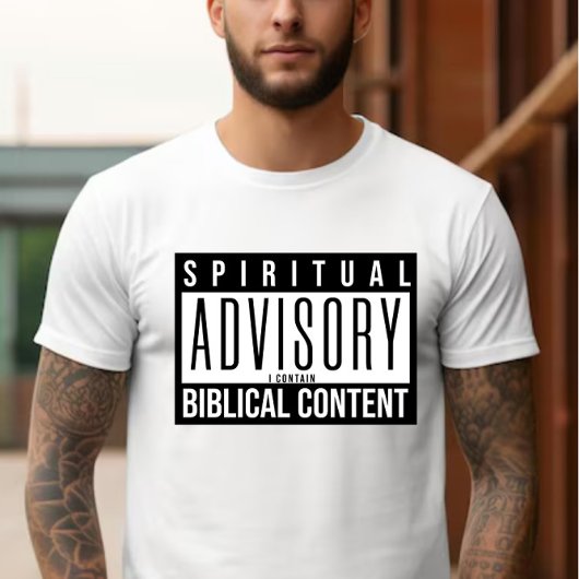 Spiritueel advies Bijbelse inhoud Unisex T-shirt