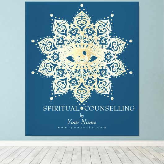 Spiritueel advies, Psychic, Tarot - Canvas Afdruk (Insitu (Houten vloer))