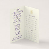 Spiritueel advies, Psychic - Visitekaartje (Binnen)