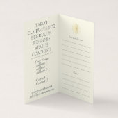 Spiritueel advies, Psychic - Visitekaartje (Binnen)