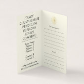 Spiritueel advies, Psychic - Visitekaartje (Binnen)