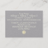 Spiritueel advies, Tarot, Psychic Business Ca Visitekaartje (Achterkant)