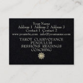 Spiritueel advies, Tarot, Psychisch Visitekaartje (Achterkant)