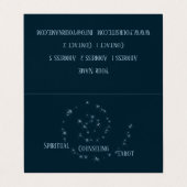 Spiritueel advies - Visitekaartje (Buitenkant ongevouwen)