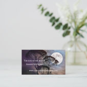 Spiritueel adviseur Shaman Photo Visitekaartje (Staand voorkant)