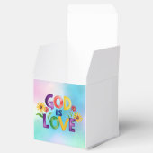 Spiritueel Bijbelcitaat God is liefde Kleurrijke b Bedankdoosjes (Geopend)