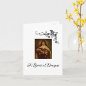 Spiritueel Boeket St. Thérèse Kaart (Gele Bloem)