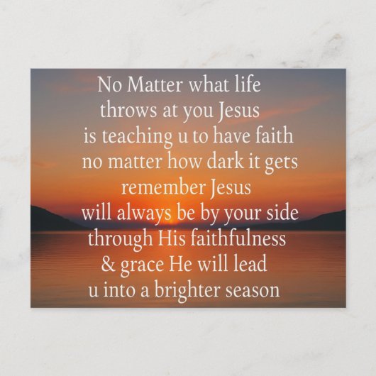 Spiritueel Briefkaart (Voorkant)