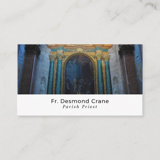 Spiritueel decor, christendom, godsdienst visitekaartje (Voorkant)