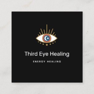 Spiritueel Derde Oog-Logo Visitekaartje