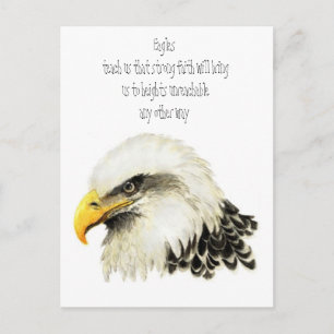 Spiritueel dierentuin, aansporing tot inspiratie briefkaart