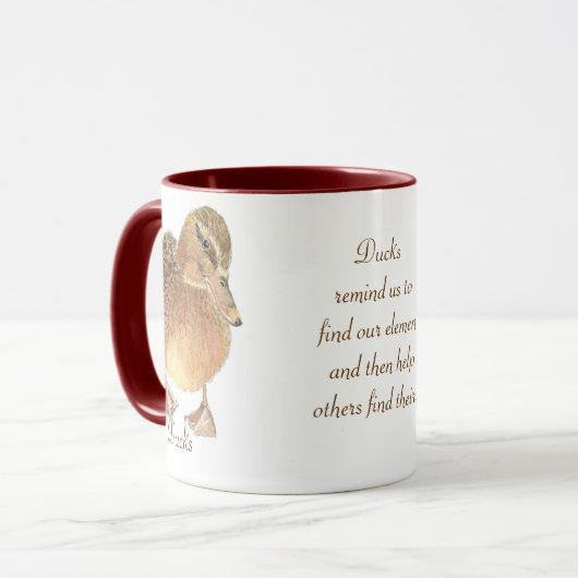 Spiritueel dierentuin, aansporing tot inspiratie mok (Voorkant links)