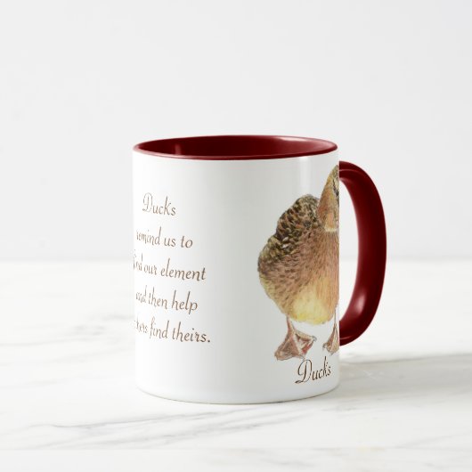 Spiritueel dierentuin, aansporing tot inspiratie mok (Voorkant rechts)