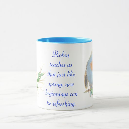 Spiritueel dierentuin, aansporing tot inspiratie mok (Midden)