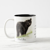 Spiritueel dierentuin, aansporing tot inspiratie tweekleurige koffiemok (Links)