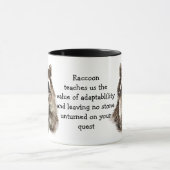 Spiritueel dierlijk totem, besmettingshaard mok (Midden)