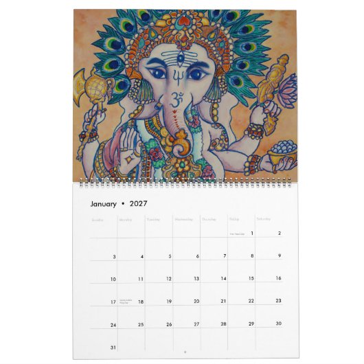 Spiritueel en Visionary Art Calendar 2012 Kalender (Jan 2027)