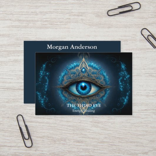 Spiritueel Energie Heiler Reiki Visitekaartje (Voorkant / Achterkant in situ)