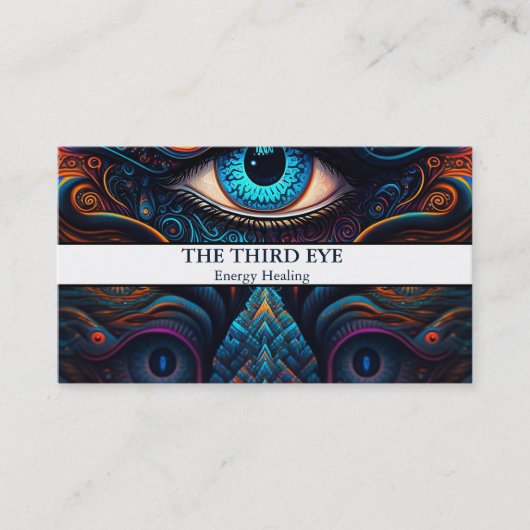 Spiritueel Energie Heiler Reiki Visitekaartje (Voorkant)