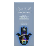 Spiritueel Fatima Hand, mystiek Reclamekaart (Achterkant)