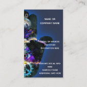 Spiritueel Fatima Hand, mystiek Visitekaartje (Achterkant)