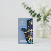 Spiritueel Fatima Hand, mystiek Visitekaartje (Staand voorkant)