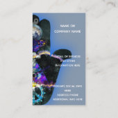 Spiritueel Fatima Hand, mystiek Visitekaartje (Achterkant)